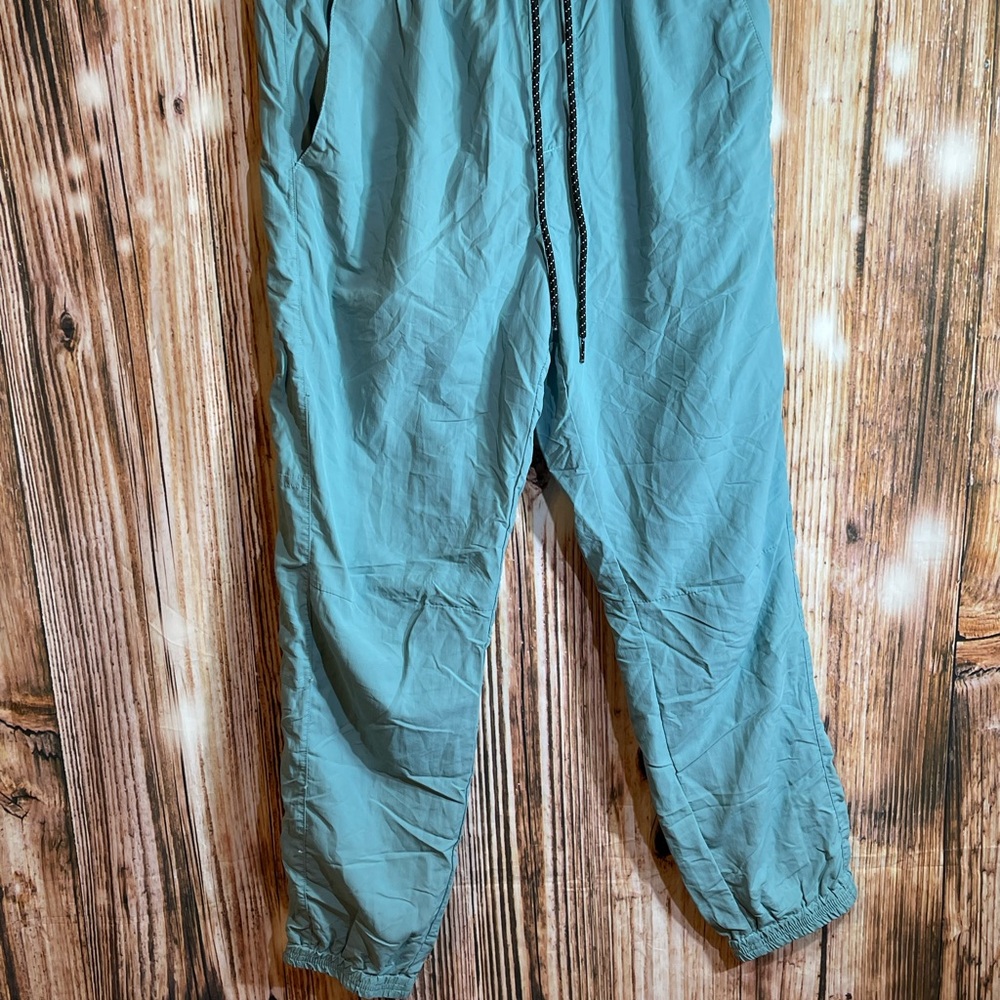 PacSun Jogger Pants Mens Teal Mesh Lined Jogger Size Med